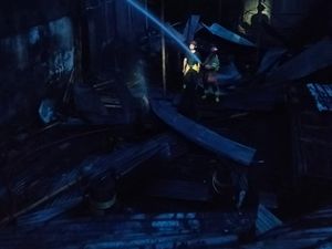 Rumah Produksi Sangkar Burung di Gadingan Sukoharjo Kebakaran