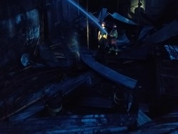 Rumah Produksi Sangkar Burung di Gadingan Sukoharjo Kebakaran