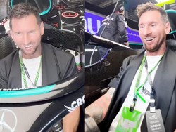 Momen Langka! Lionel Messi Jajal Mobil F1 di AS