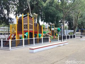 Baru Direvitalisasi Rp 5 M, Playground Alun-alun Malang Sudah Rusak