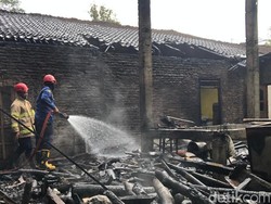 Ditinggal ke Ladang, Rumah Petani Cepogo Boyolali Hangus Terbakar