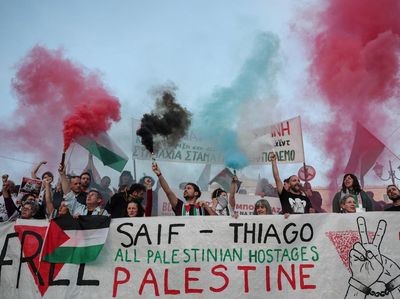 Aksi Protes Tuntut Pembebasan Aktivis Gaza