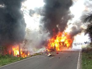 Tragedi Bus ALS Tabrakan dengan Truk Tangki BBM di Muratara Tewaskan 16 Orang