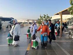 389 Jemaah Haji Aceh Tiba di Madinah, 68 Lansia Jadi Prioritas