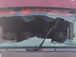 Viral Kaca Truk Pecah Diduga Dilempar Preman gegara Tolak Beri Uang di Belawan