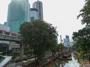 Normalisasi Kali Cideng Dikebut, Lumpur Dikeruk dan Turap Dipasang