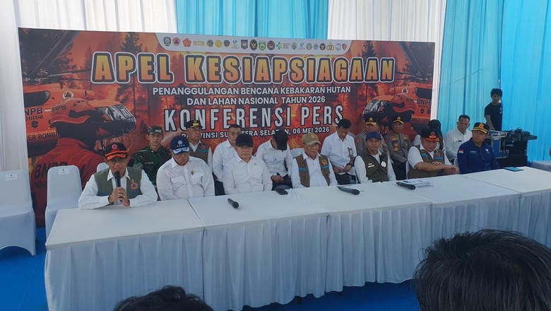 Menko Polkam Sebut 12 Daerah Rawan Karhutla di Sumsel Prioritas Penanganan
