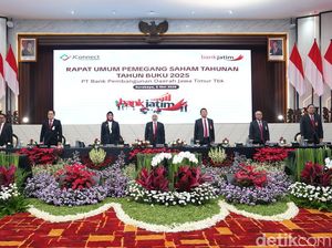 Gelar RUPS, Bank Jatim Bagi Dividen Rp 850 Miliar-Rombak Pengurus Baru