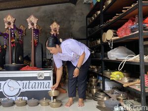 Harga Bahan Baku Meroket, Perajin Gamelan Tihingan Klungkung Kelimpungan