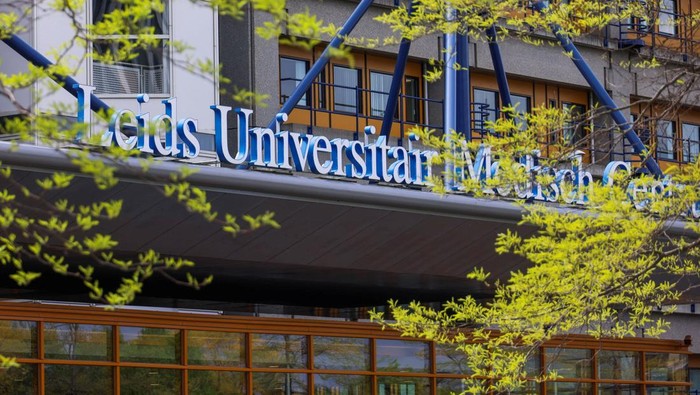 CRUISESHIP-HANTAVIRUS/NETHERLANDS-HOSPITAL Exterior of the University Medical Center, after the luxury cruise ship MV Hondius has been hit by an outbreak of the deadly hantavirus, in Leiden, Netherlands, May 6, 2026. REUTERS/Nicolas Economou
