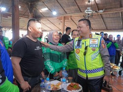 Kakorlantas Rangkul Komunitas Ojol Bogor dengan Hati, Ajak Jadi Pelopor Keselamatan