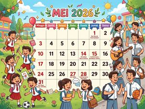 Jadwal Libur Sekolah Bulan Mei 2026, Ada 10 Tanggal Merah!