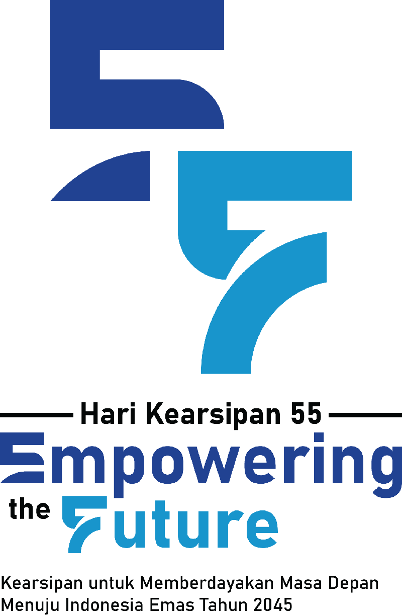 Logo Hari Kearsipan ke-55 Tahun 2026