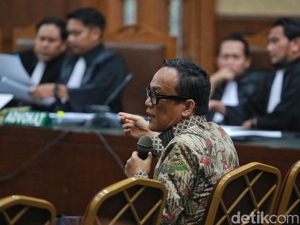 Potret Immanuel Ebenezer di Sidang Lanjutan Kasus Pemerasan K3 Kemnaker