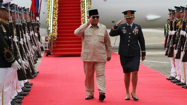 Momen Prabowo Tiba di Cebu Hadiri KTT ke-48 ASEAN