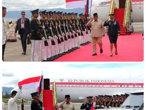 Prabowo Dijemput Maung saat Tiba di Filipina