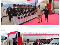 Prabowo Dijemput Maung saat Tiba di Filipina
