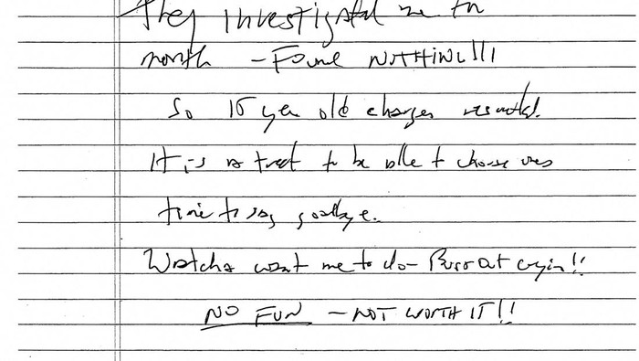 A document including the line 