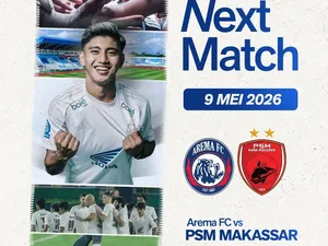 Jadwal Siaran Langsung Arema FC Vs PSM Makassar Sore Ini