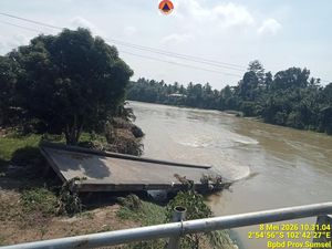 Belasan Ribu Warga Terdampak Banjir Muratara, 5 Jembatan Putus