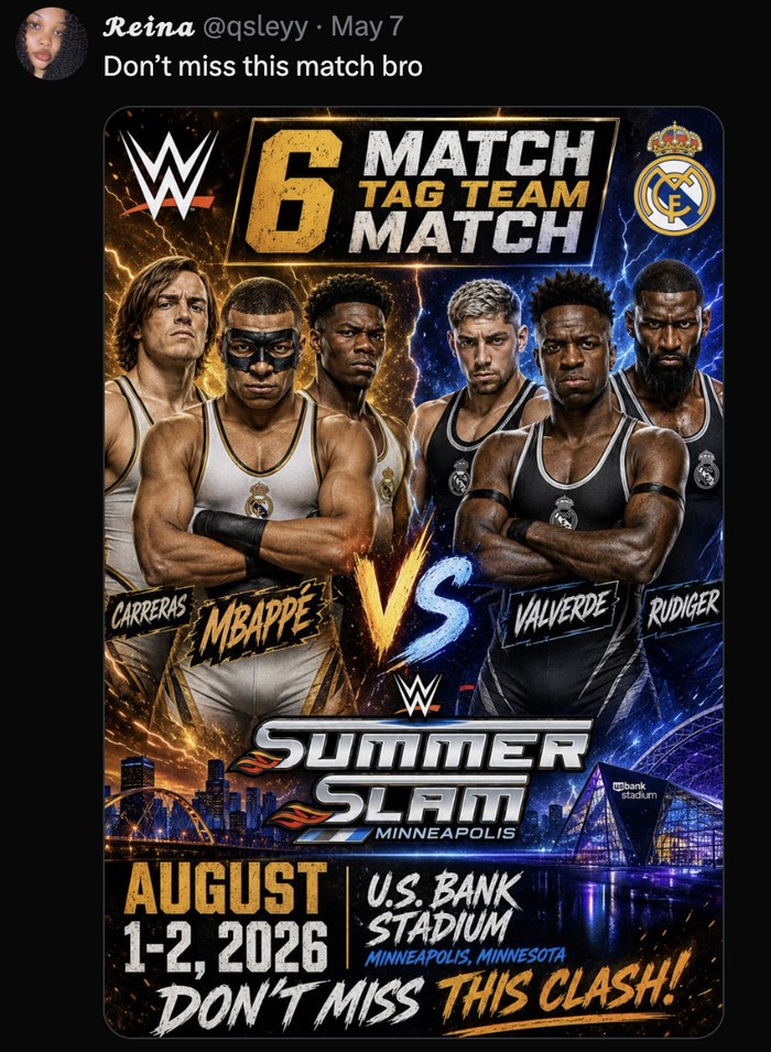 Meme Real Madrid Jadi WWE, Perang Saudara di Ruang Ganti!