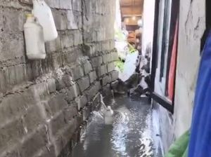 Air Got Meluap-Terjang Rumah Warga Dalung gegara Drainase Jebol