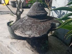 Cerita Batu Chattra Candi Jadi Hiasan di Pekarangan Rumah Warga Klaten