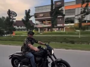 Ketua DPRD Kepri Naik Moge Nggak Pakai Helm, Ini Ancaman Sanksinya