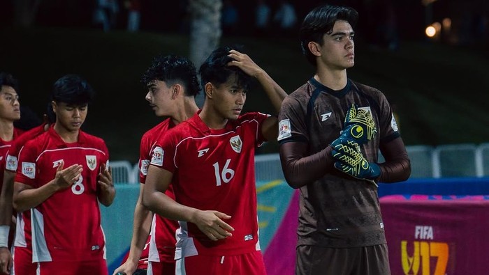 Kiper Timnas Indonesia U-17 Mike Rajasa Hoppenbrouwers.