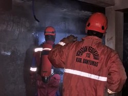 Bangunan di SMK Muhammadiyah 1 Purwokerto Hangus Terbakar
