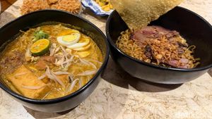 Kenyal Mulur! Sarapan Bakmi Daging Asap di Perumahan Grand Wisata