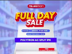 Beli AC 1 PK di Transmart Full Day Sale Bisa Diskon Rp 1,3 Juta
