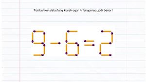 Tes Kemampuan Matematika dan Logika Cukup Pakai Korek Api, Bisa Selesaikan?
