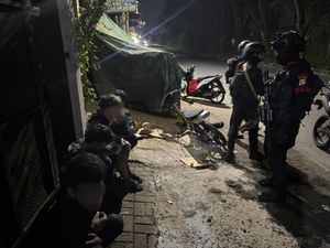 Brimob Polda Metro Gagalkan Balap Liar di Tangsel, Sejumlah Remaja Diamankan