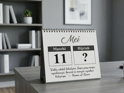 Tanggal Hijriah Hari Ini 11 Mei 2026, Cek Konversinya di Sini!