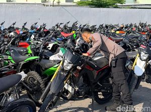 Konvoi Ugal-ugalan dan Berknalpot Brong di Klaten, 83 Motor Diamankan