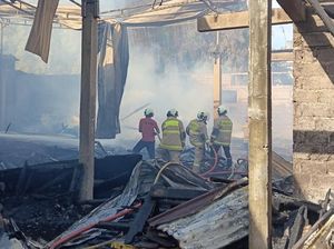 Gudang 2 Lantai di Kerobokan Terbakar Diduga gegara Api Sisa Bakar Sampah