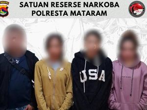 3 Perempuan Pengedar Sabu di Mataram Ditangkap Polisi, Dua Residivis
