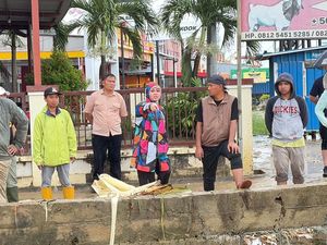 Walkot Kendari Siska Tinjau Lokasi Banjir, Pastikan Tangani Warga Terdampak