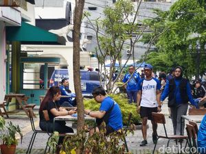 Bobotoh Mulai Padati The Park Jabar, Antusias Sambut Duel Persib vs Persija