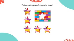Bisa Mengecoh Kalau Buru-buru, Coba Temukan Potongan Puzzle yang Tepat
