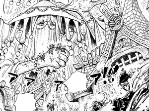 Dewa Hujan Zaza Muncul di One Piece Chapter 1182