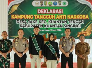 Jadi Garda Terdepan, Desa di Kuansing Deklarasi Kampung Tangguh Anti Narkoba