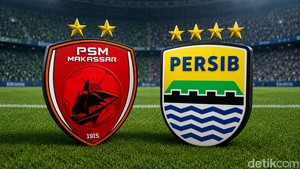 Persib Bandung Ungguli PSM Makasar 1-0 di Babak Pertama
