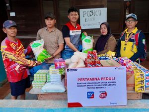 Pertamina Salurkan Bantuan Kemanusiaan Bencana Banjir di Bengkulu