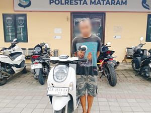 Pria di Mataram Curi Motor untuk Bayar Tunggakan Kos Bareng Pacar