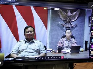 Rapat Virtual, AHY Lapor Progres Rehabilitasi Pascabencana ke Prabowo