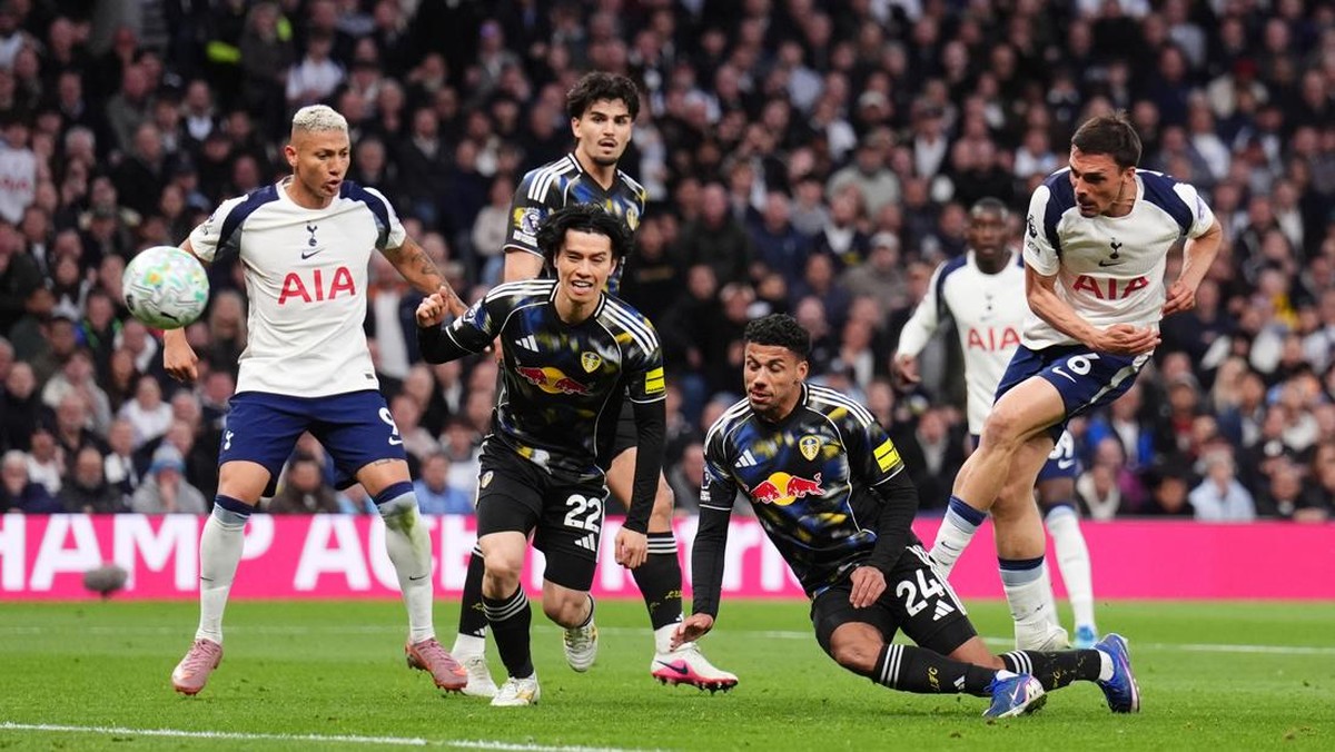 Laga Tottenham Hotspur vs Leeds United selesai 1-1. (Foto: John Walton/PA Images via Getty Images)