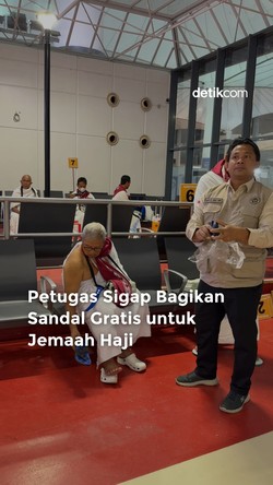 Video Sandal Gratis untuk Jemaah Haji