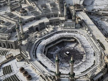 Potret Jemaah Haji Mulai Padati Masjidil Haram